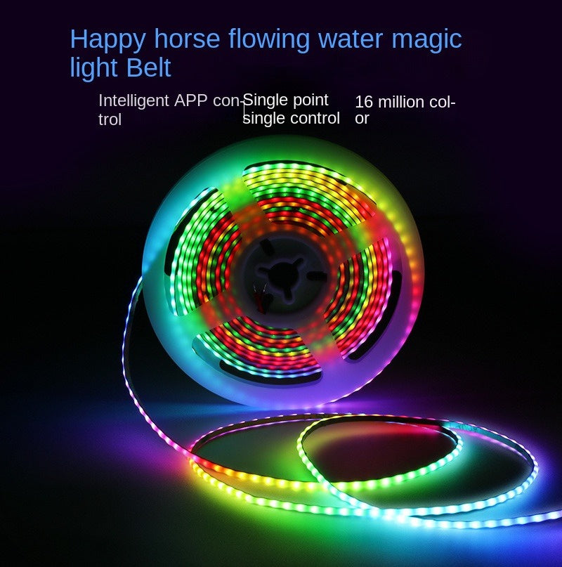 2.7mm Addressable COB RGB LED Strip – Ultra-Thin, 5V Programmable, Flowing Light Pixel Strip 🌟 Tiny in size, limitless in lighting creativity.