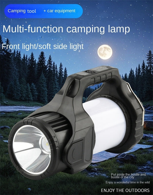 Rechargeable Camping Lantern with Handle – Waterproof Outdoor LED Flashlight Type-C Portable Tent Light