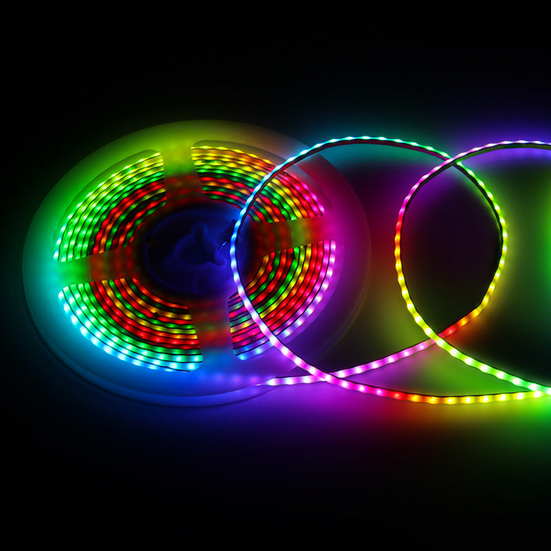 2.7mm Addressable COB RGB LED Strip – Ultra-Thin, 5V Programmable, Flowing Light Pixel Strip 🌟 Tiny in size, limitless in lighting creativity.