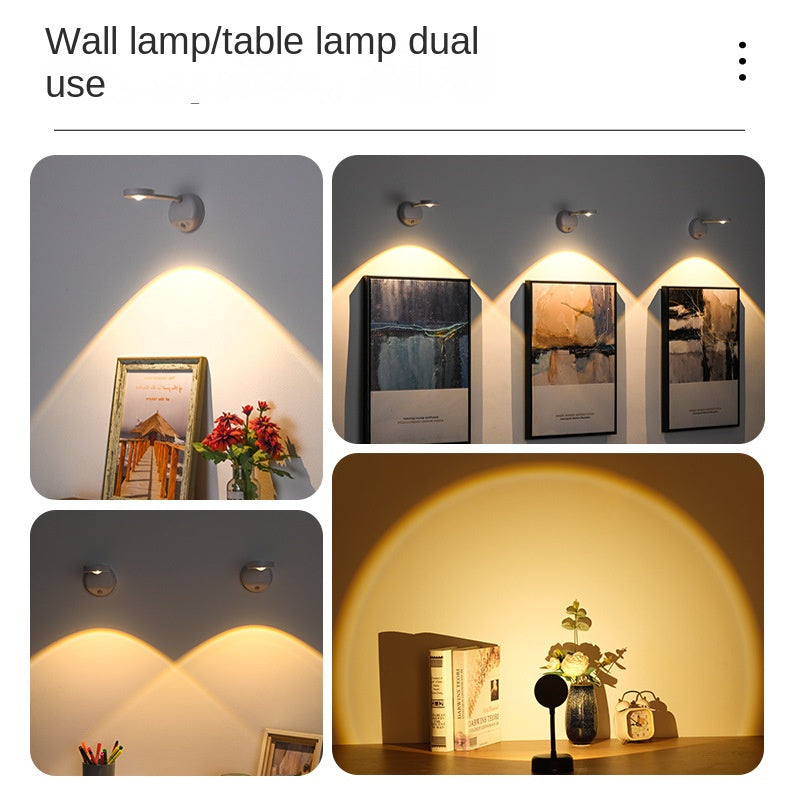 New Wireless Rechargeable LED Wall Spotlight Smart Motion Sensor, Remote Control, Picture Lighting for Indoor Use, No Wiring Needed