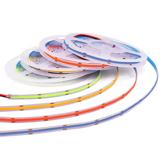 High-Efficiency COB LED Strip Light - Dual CCT, RGB Color-Chasing, Waterfall & Marquee Effects, Flexible Linear Lighting for Indoor Outdoor Decoration