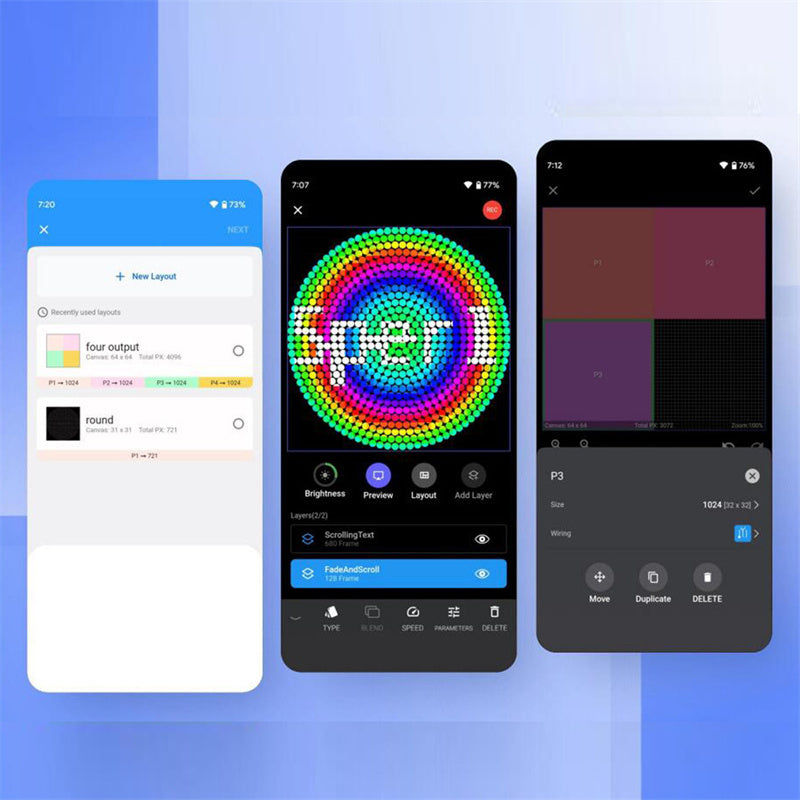 Smart RGBIC LED Controller – Dual Mode Bluetooth & WiFi, Custom Dynamic Effects for Addressable LED Fixtures