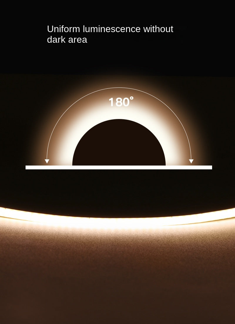 2.7mm COB LED Strip – Ultra-Slim, Soft White, 480 LEDs/m, Flicker-Free Accent Light 🔦 Perfect for fine detail lighting, compact designs, and smooth ambient glow