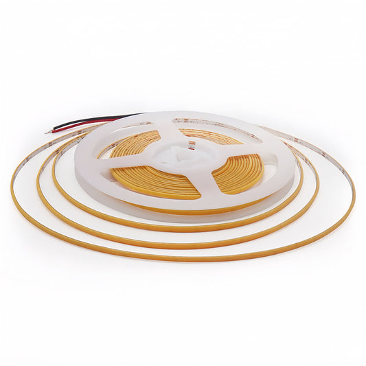 Ultra Slim RGB COB LED Strip Light – 2.7mm Width, 3.7V Super Bright Adhesive Light Strip, High CRI Ambient Lighting for DIY Decor