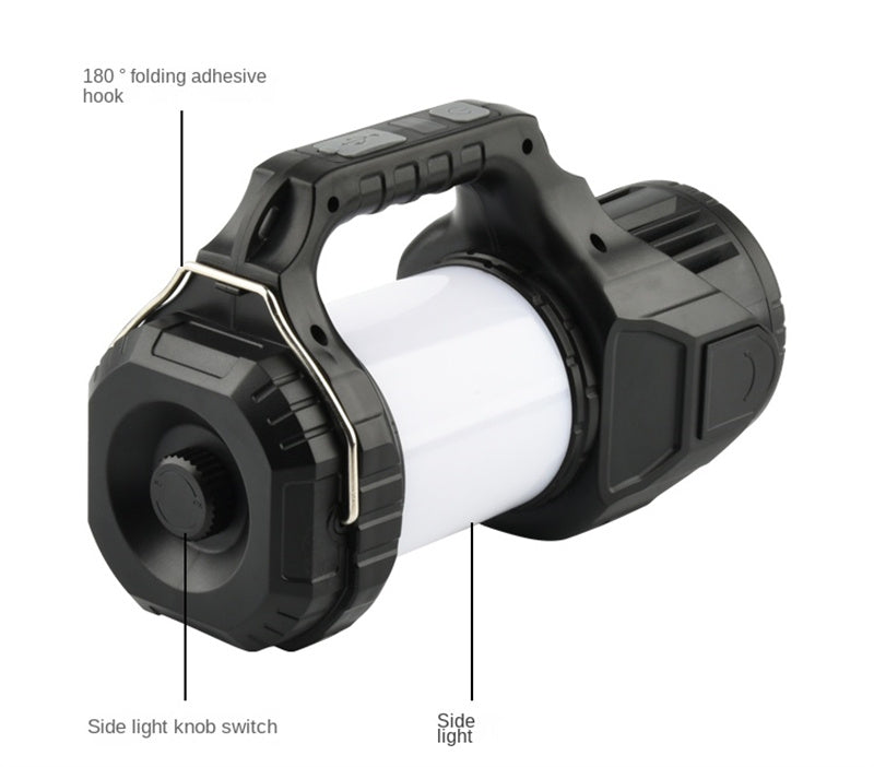 Upgraded Portable Camping Lantern - USB-C Rechargeable Waterproof Searchlight for Outdoor, Hiking, Emergencies & More