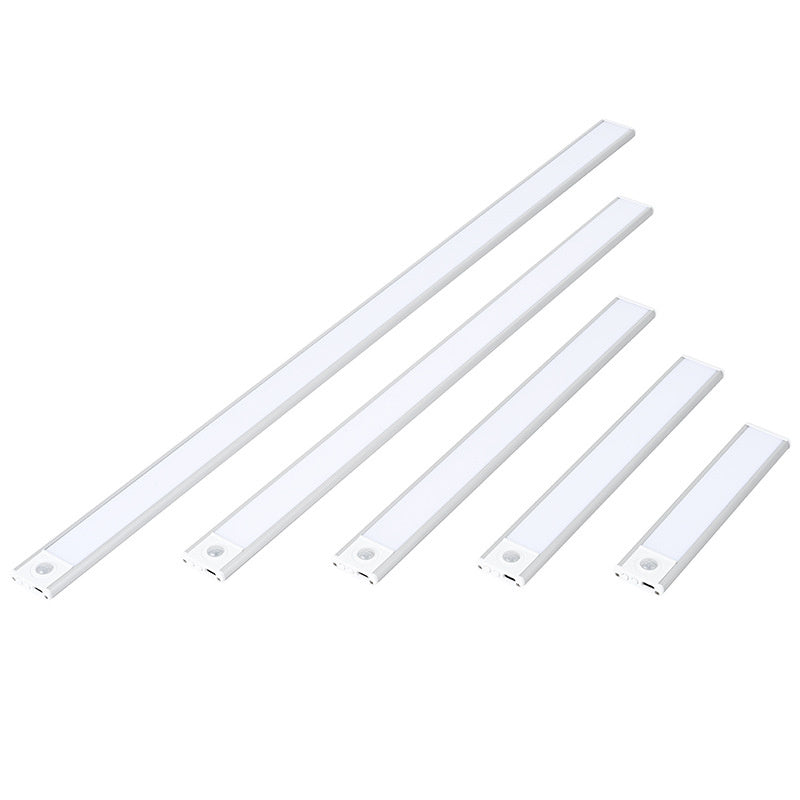 Ultra-Thin Rechargeable Motion Sensor LED Light Strip – Magnetic & Self-Adhesive Cabinet Light for Closet, Wardrobe, Kitchen, Wine Cabinet