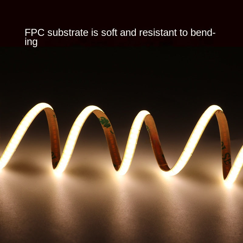 Bande LED COB ultra-mince de 4mm - sans clignotement CRI élevé