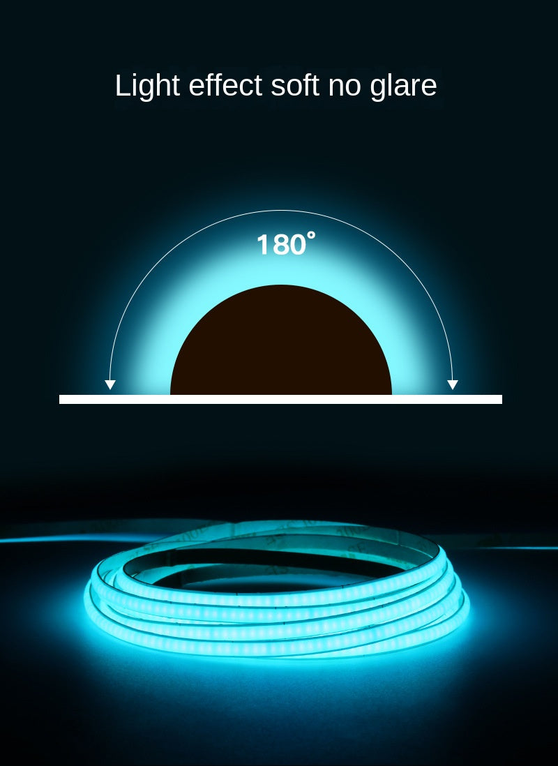 4mm COB LED Strip – Ultra-Low Power, 5V Battery-Operated, 1W/m DIY Lighting Solution 🔌 Designed for portable, USB, and low-power lighting projects