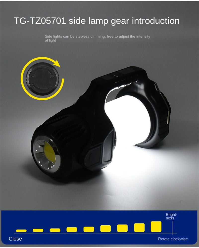 Upgraded Portable Camping Lantern - USB-C Rechargeable Waterproof Searchlight for Outdoor, Hiking, Emergencies & More