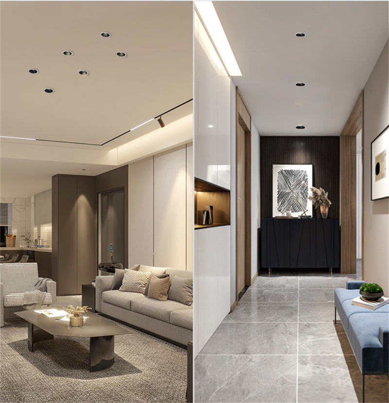 75mm Recessed LED Spotlights - CRI 98 High Color Accuracy, Anti-Glare No Stray Light, Hill-Shaped Beam for Home/Office/Studio Lighting