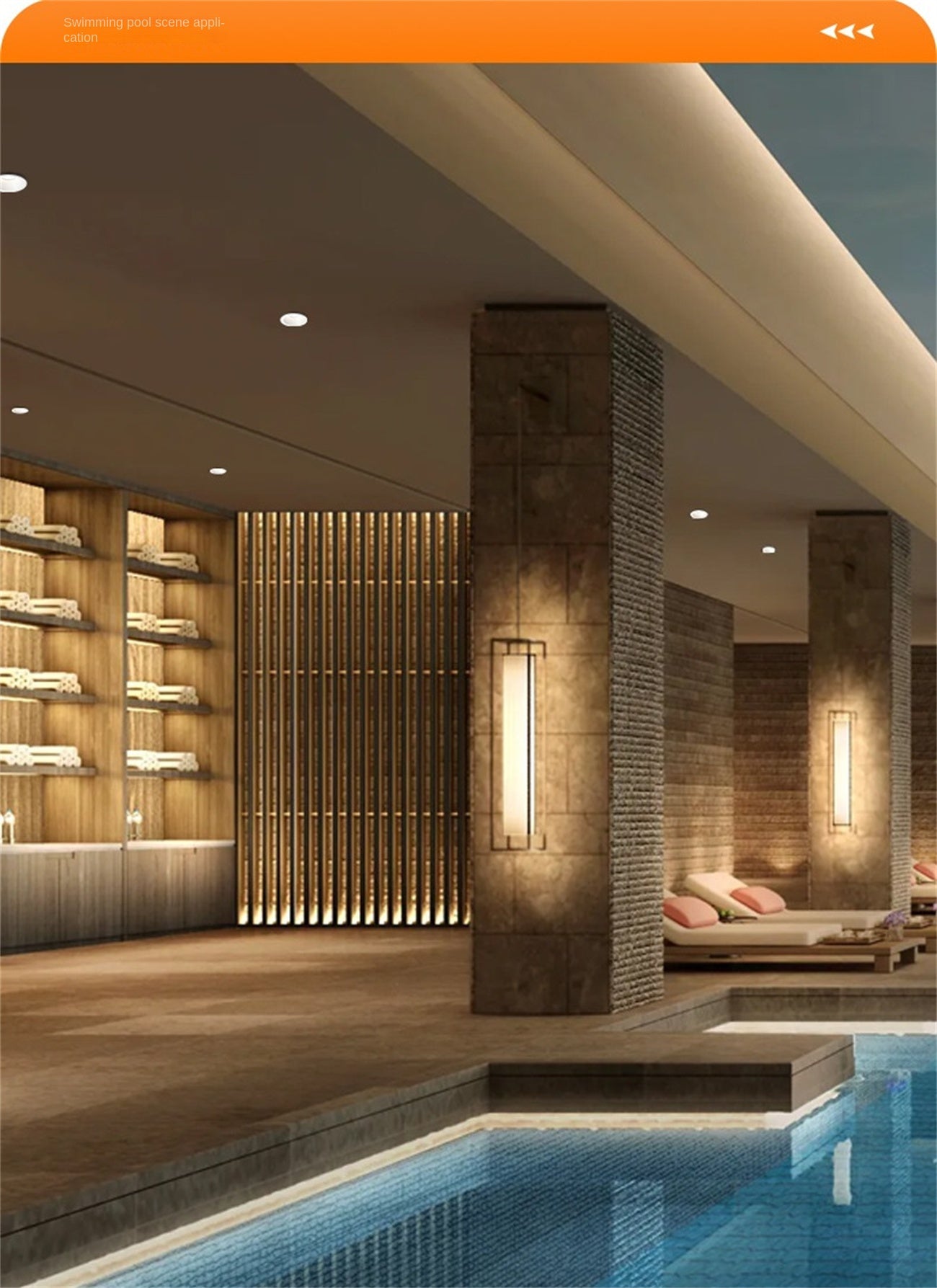 Customized IP65 waterproof tube light embedded in living room LED downlight bathroom cob deep cup eye protection waterproof Dazzling tricolor lighting