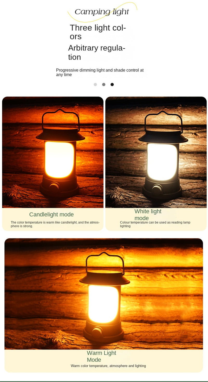 New Arrival Green Lantern Solar Camp Light Portable Rechargeable Lamp Table Lamp Solar Powered Vintage Lamp Multi-functional Portable Led Light