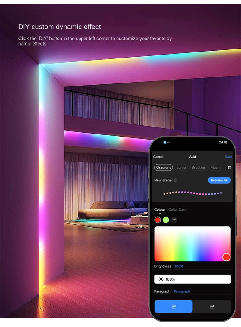 Smart RGB Bluetooth WiFi LED Controller – Voice & App Control for Dream Color LED Strip Lights