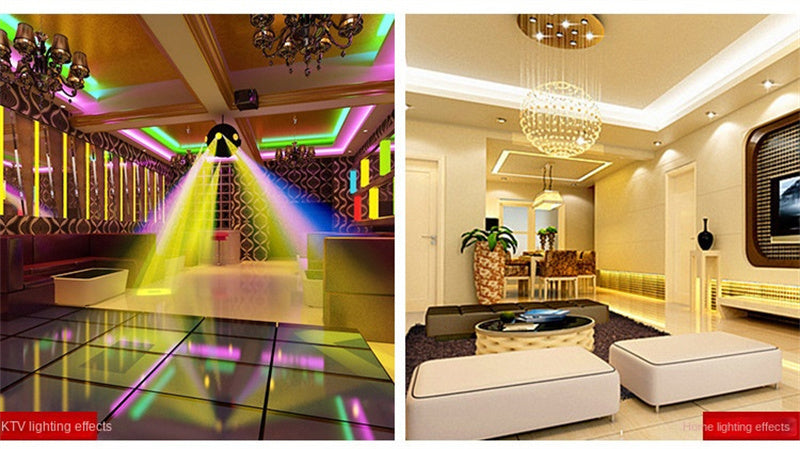 Bluetooth Music LED Controller – 5-in-1 RGB/RGBW LED Dimmer with PWM & SPI, Smart App Control for Colorful Light Strips