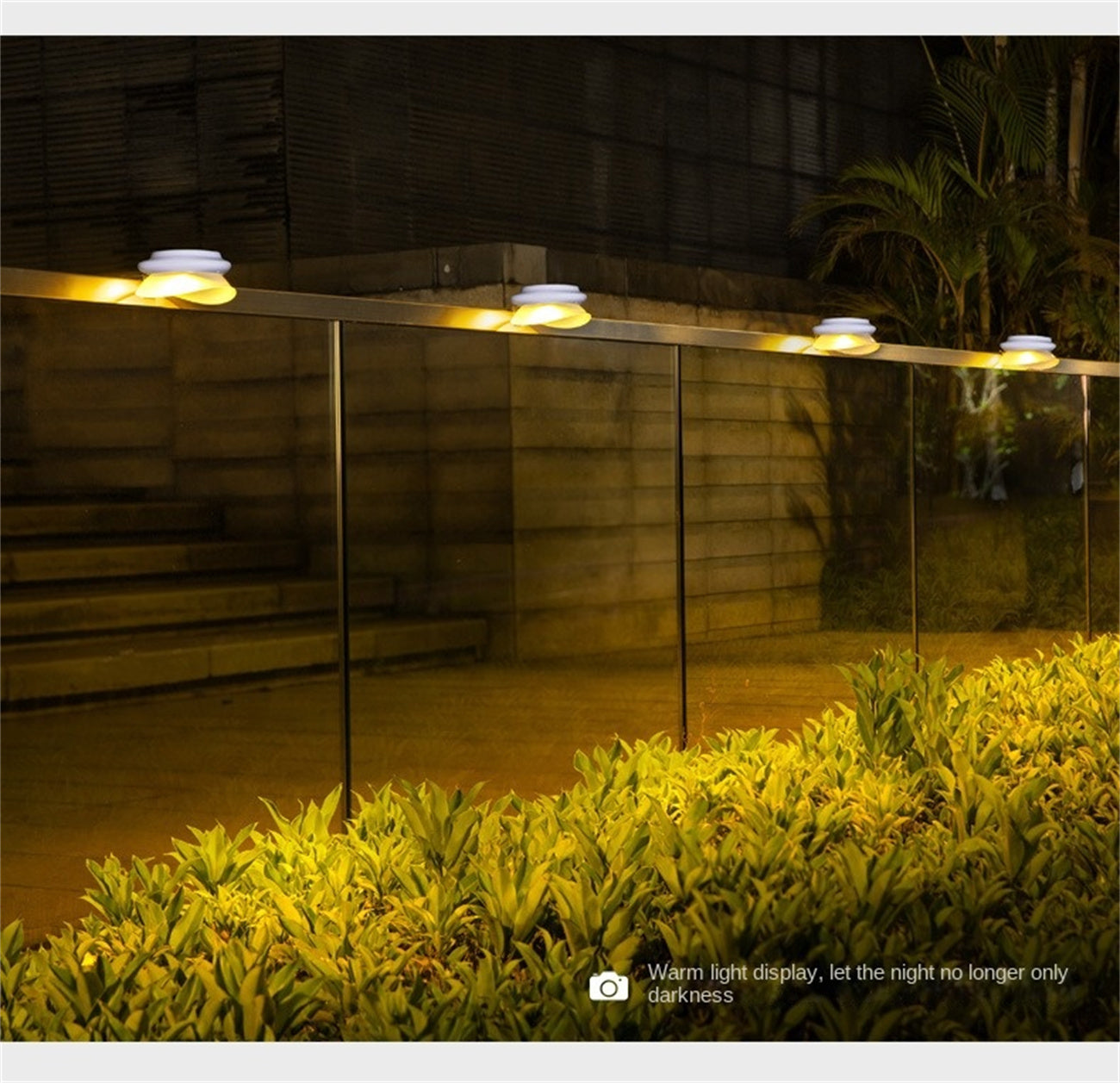 Solar Fence Light for Home Garden Outdoor Yard Decoration LED Outdoor Wall Lamp
