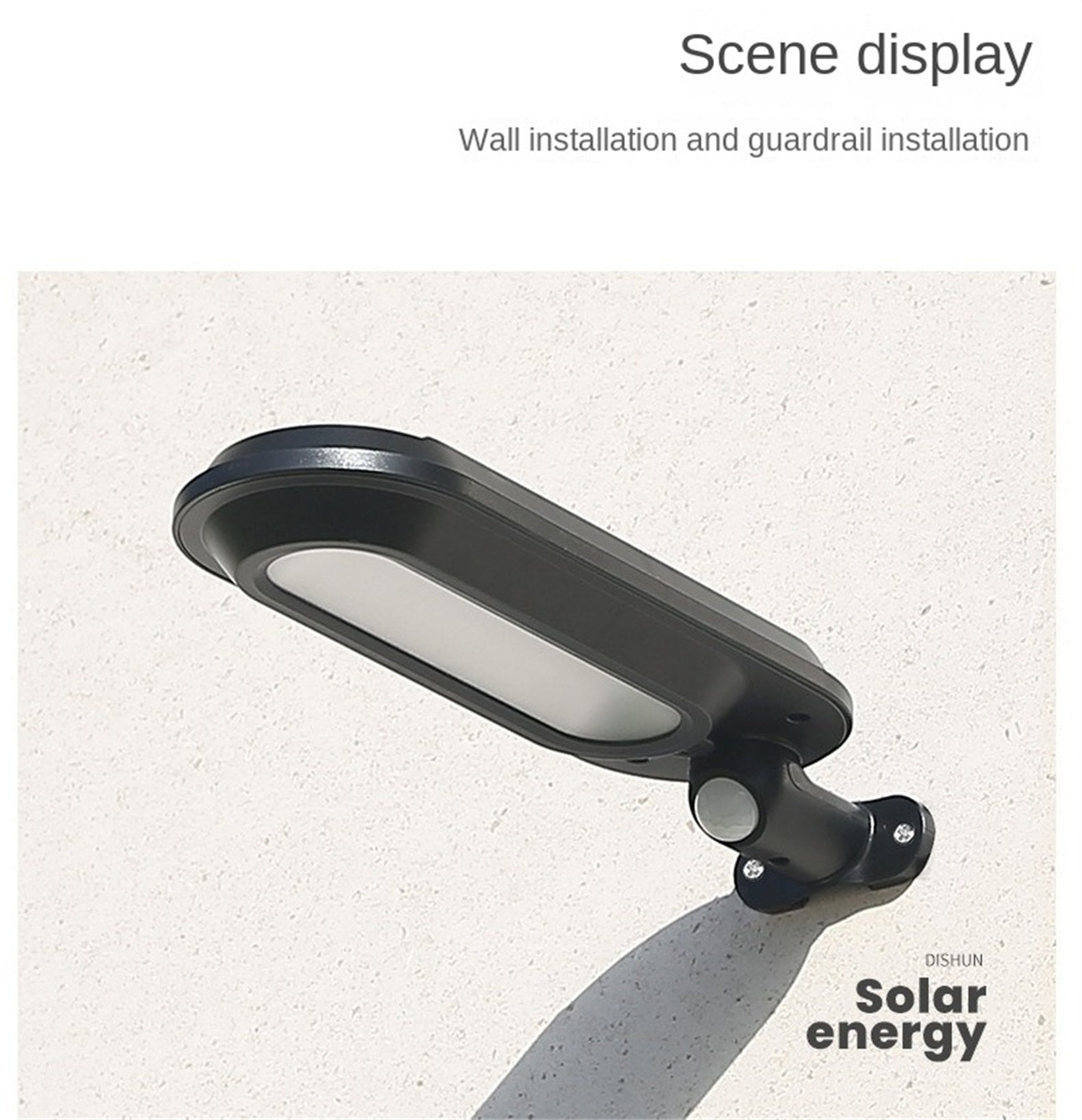 Solar Wall Light - Outdoor Garden Lighting, Motion Sensor LED Solar Powered Wall Lamp for Home Exterior & Pathways