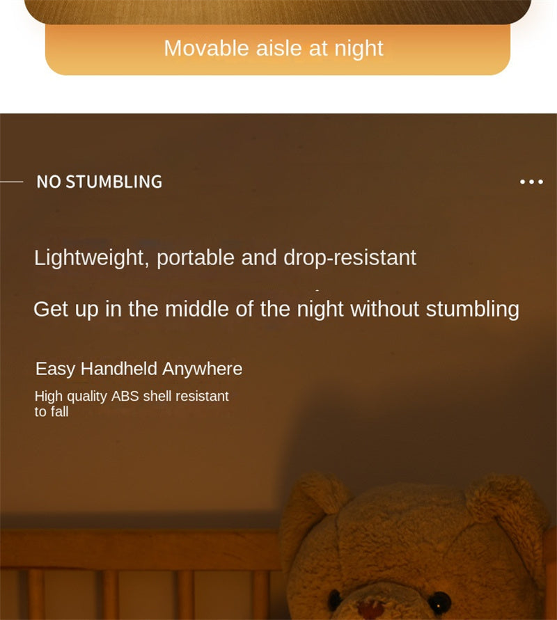 Rechargeable Touch Control Bedside Lamp Night Light for Nursery, Baby Feeding, Bedroom Eye-Caring Soft Glow, Portable Sleep Aid for Infants & New Parents