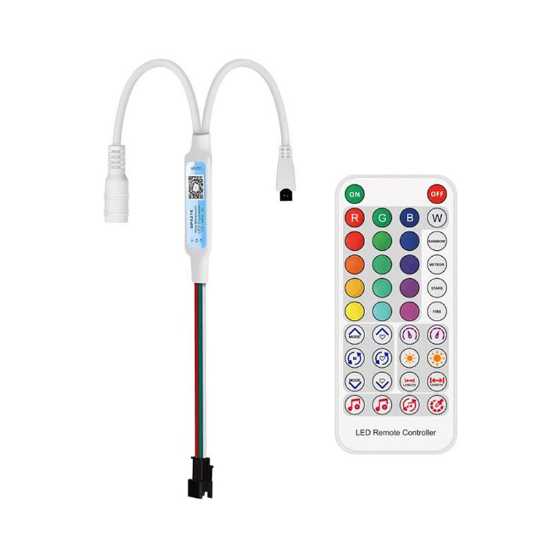 Mini Bluetooth LED Controller – RGBIC Music Sync & APP Control for Addressable LED Strip Lights