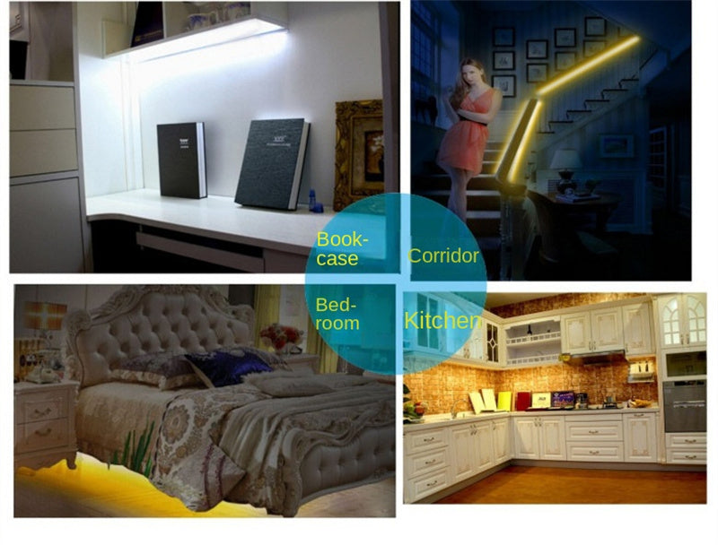 Controlador LED de interruptor con sensor de movimiento – Sensor PIR infrarrojo para tiras de luces LED y lámparas de 12V/24V