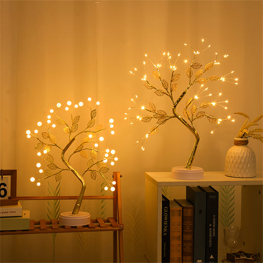 LED Tree Light Festive Indoor Atmosphere Lamp Christmas Tree Decoration Table Lamp