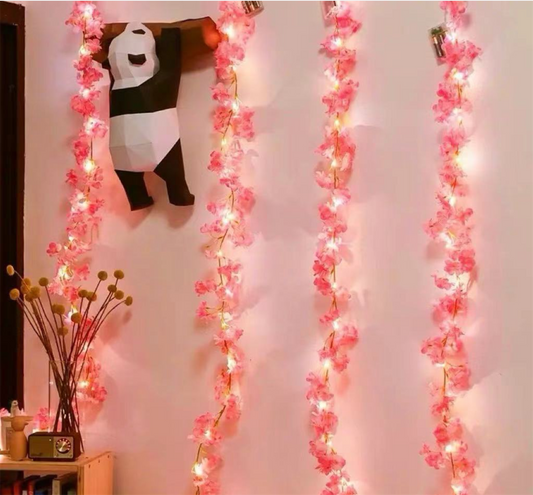 outdoor wall climbing plant lights