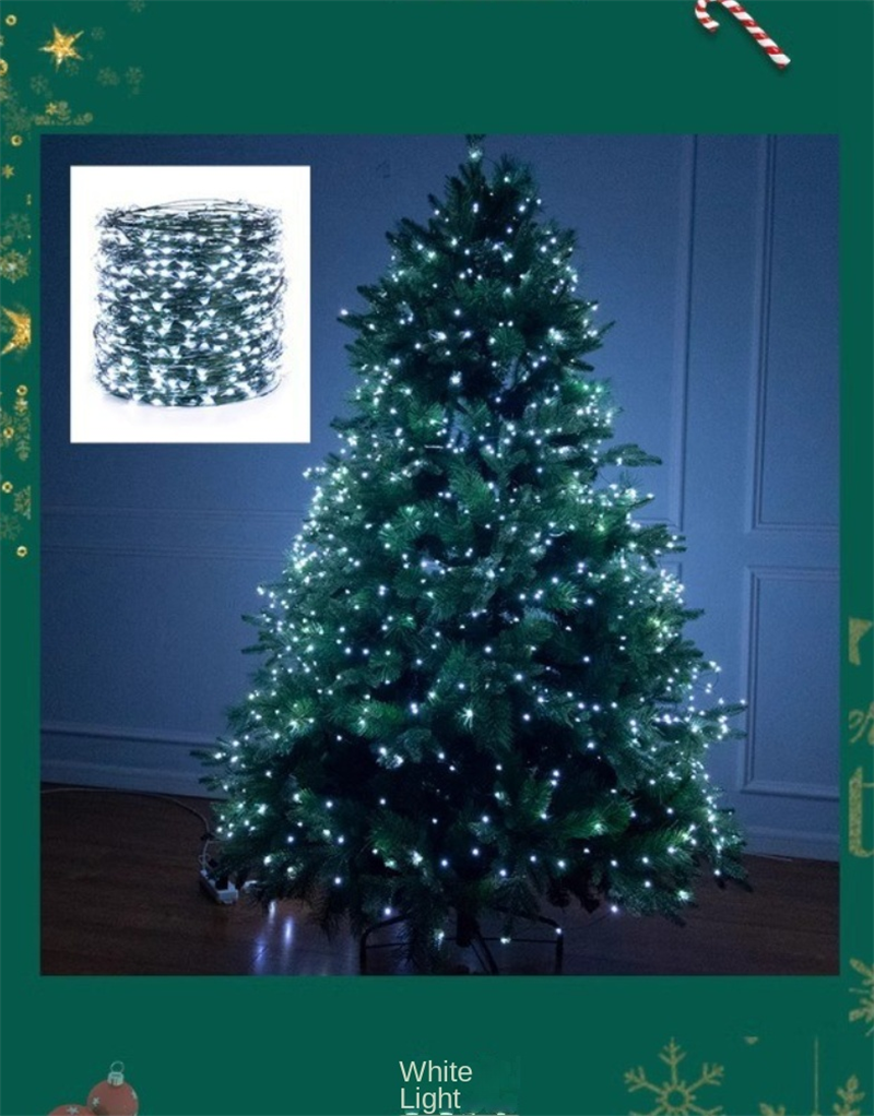 LED Remote Control Christmas String Lights Waterproof Copper Wire Fairy Lights for Festive Decor