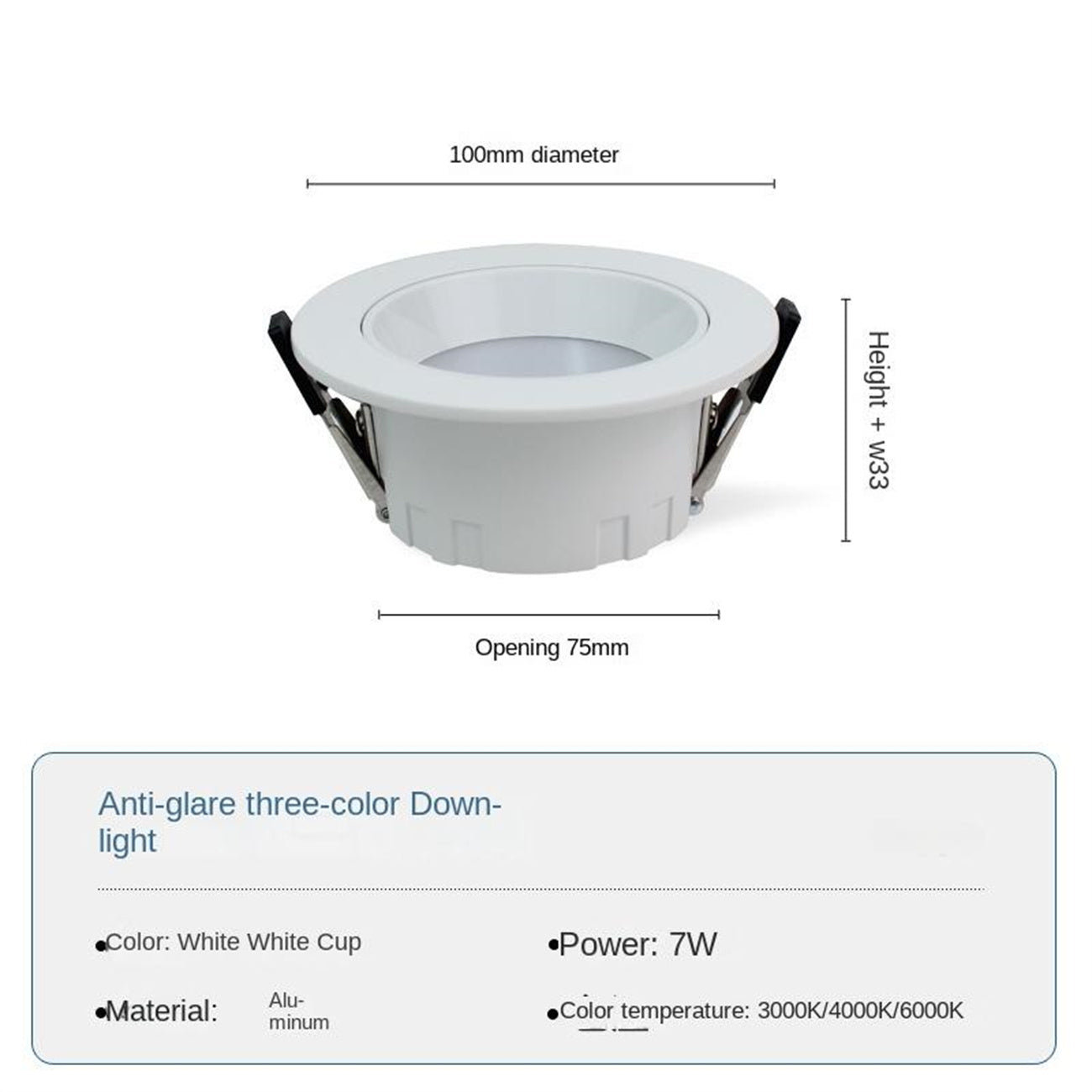 Tube lights dialing code anti glare three color tube LED light full spectrum household ceiling light living room lamp hallway wall lamp bedroom CCT variable spot light