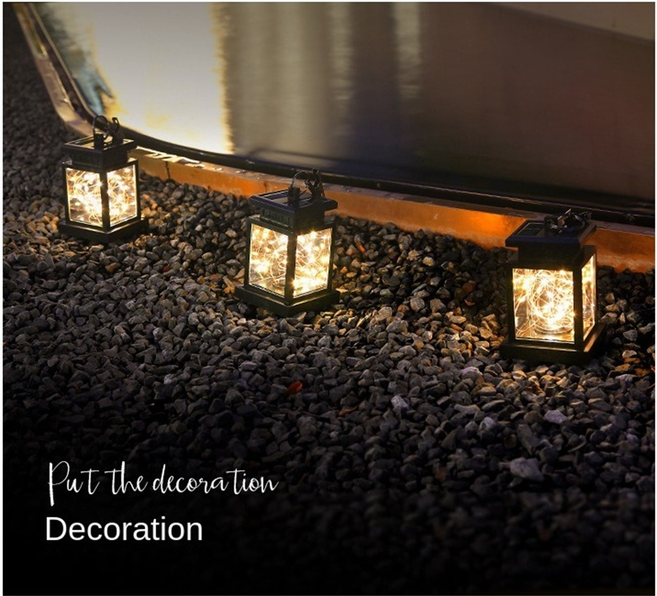 Solar Landscape Lights Garden Decorative Hanging Light Outdoor Tree LED Yard Night Lamp