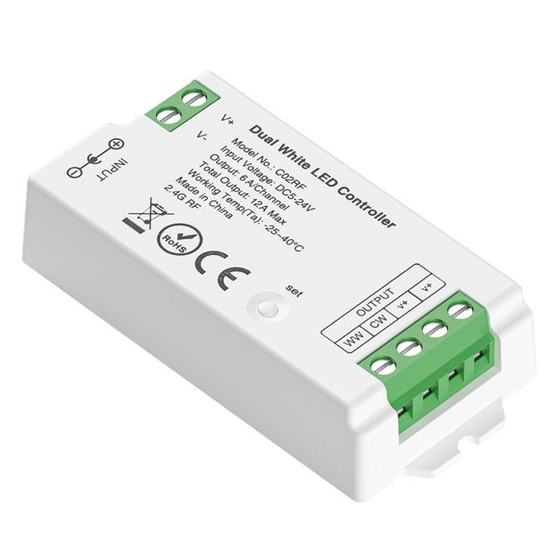 2.4G Wireless LED Dimmer Controller RGB/RGBWC Smart Group Control Touch Panel for Colorful LED Strip Lights