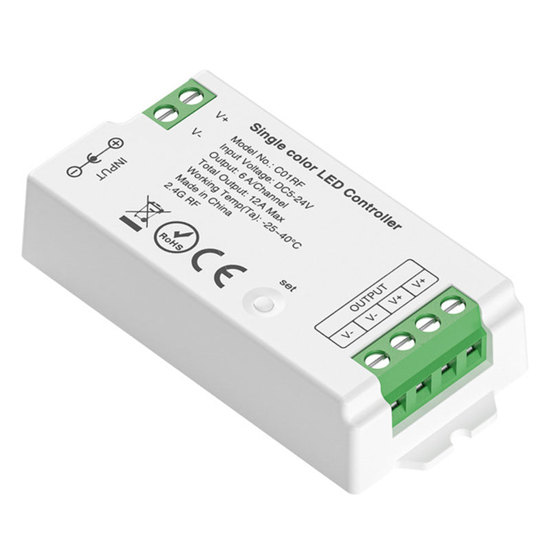 2.4G Wireless LED Dimmer Controller RGB/RGBWC Smart Group Control Touch Panel for Colorful LED Strip Lights