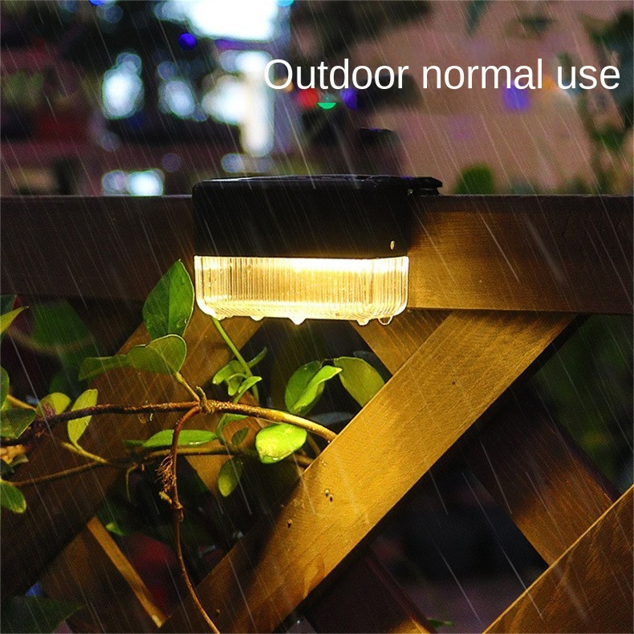 Upgrade solar staircase lights outdoor garden courtyard lights LED fence step railing landscape decoration small wall lights