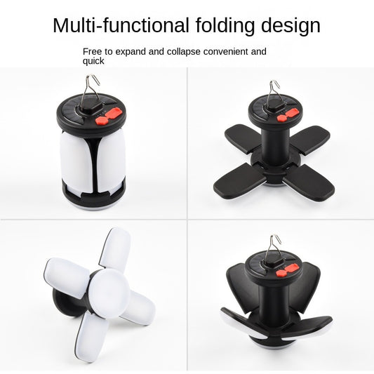 New Arrival Sun-Powered Tent Lamp Camping Lamp Household Solar Charging Lamp Emergency Lighting for Outdoor Adventures