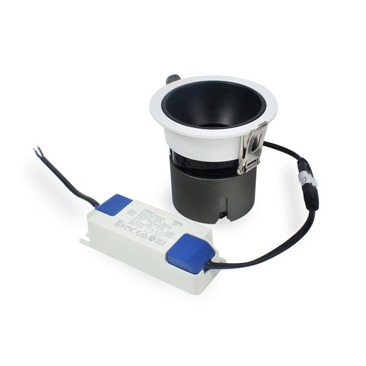 75mm Recessed LED Spotlights - CRI 98 High Color Accuracy, Anti-Glare No Stray Light, Hill-Shaped Beam for Home/Office/Studio Lighting