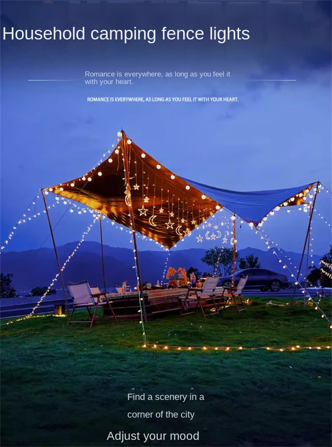 LED string lights out door frosted small white ball string light bulbs for festival party string light decoration floor lamp fairy string lights camp lights atmosphere light