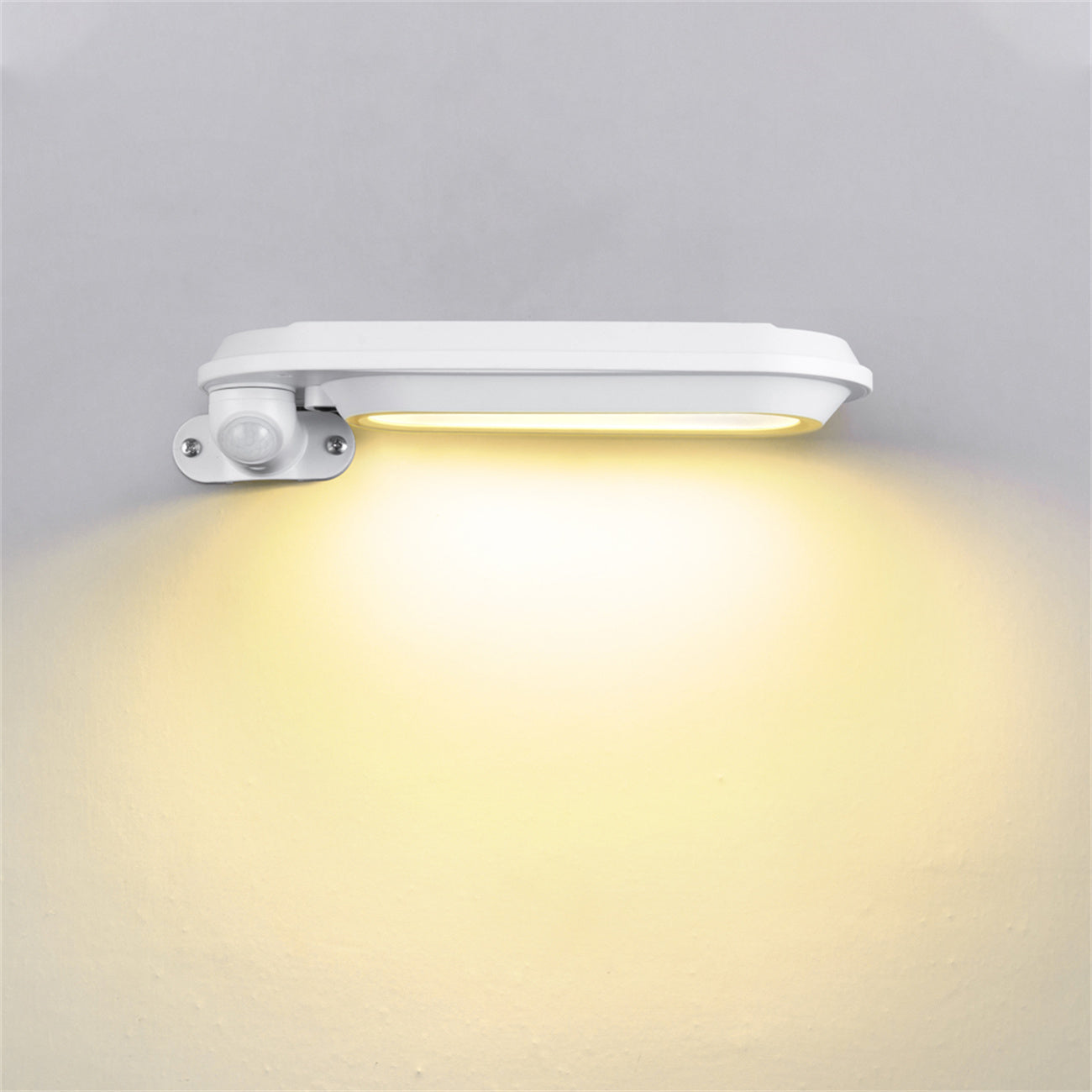 Solar Wall Light - Outdoor Garden Lighting, Motion Sensor LED Solar Powered Wall Lamp for Home Exterior & Pathways
