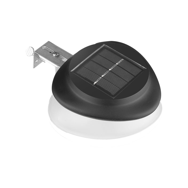 EcoGlow solar fence light white and black shell options