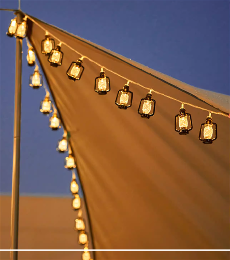 outdoor solar camping atmosphere lights
