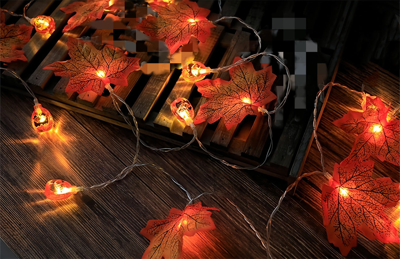 Halloween LED Lights Pumpkin Lantern Ghost Eyeball Fairy Light for Festival Party Decoration