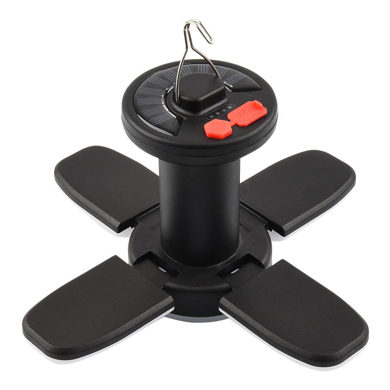 New Arrival Sun-Powered Tent Lamp Camping Lamp Household Solar Charging Lamp Emergency Lighting for Outdoor Adventures