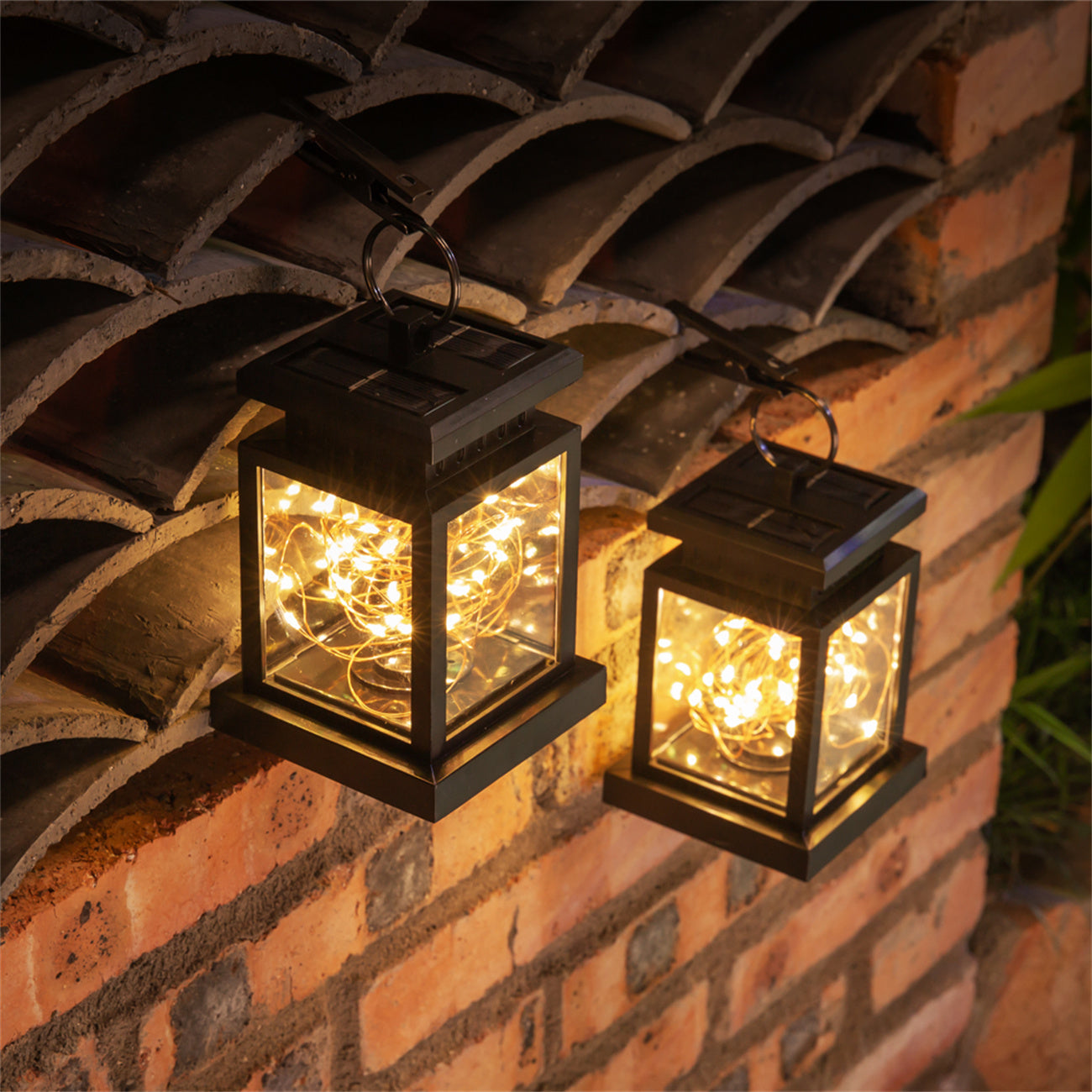 Solar Landscape Lights Garden Decorative Hanging Light Outdoor Tree LED Yard Night Lamp