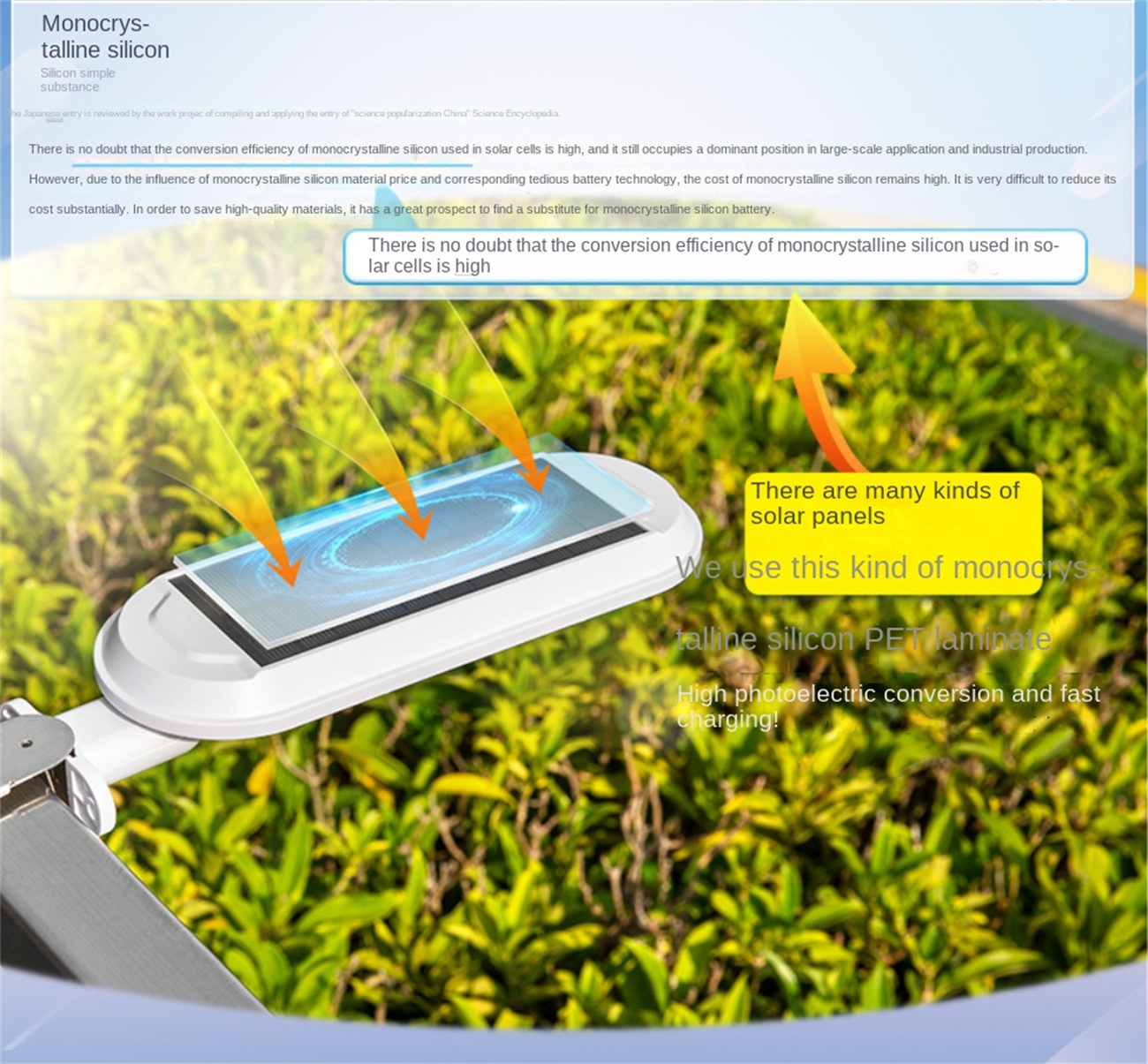 Solar Wall Light - Outdoor Garden Lighting, Motion Sensor LED Solar Powered Wall Lamp for Home Exterior & Pathways