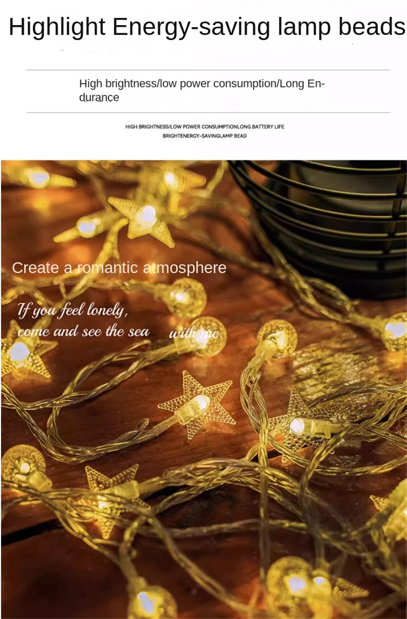 LED string lights out door frosted small white ball string light bulbs for festival party string light decoration floor lamp fairy string lights camp lights atmosphere light