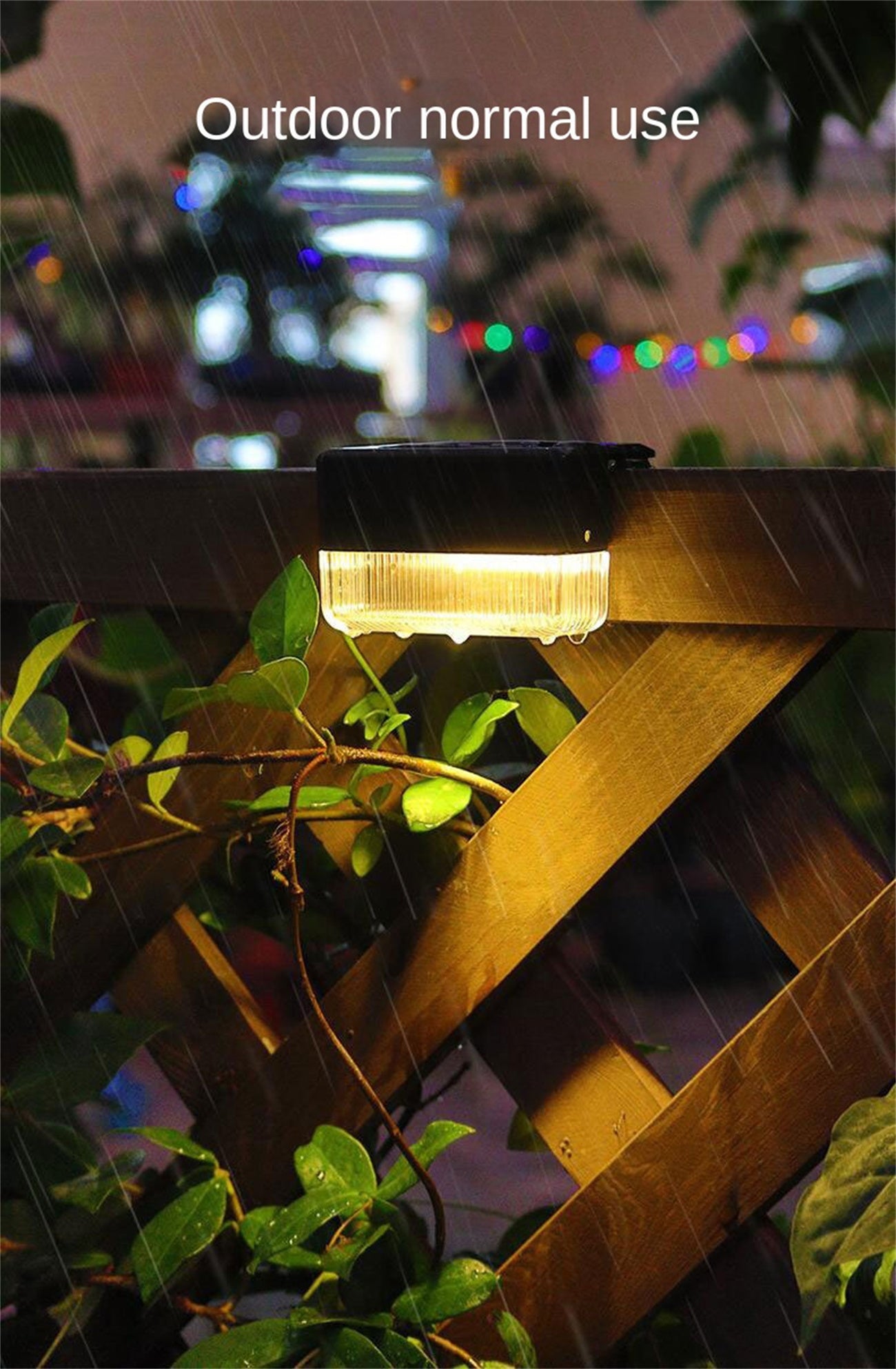 Upgrade solar staircase lights outdoor garden courtyard lights LED fence step railing landscape decoration small wall lights