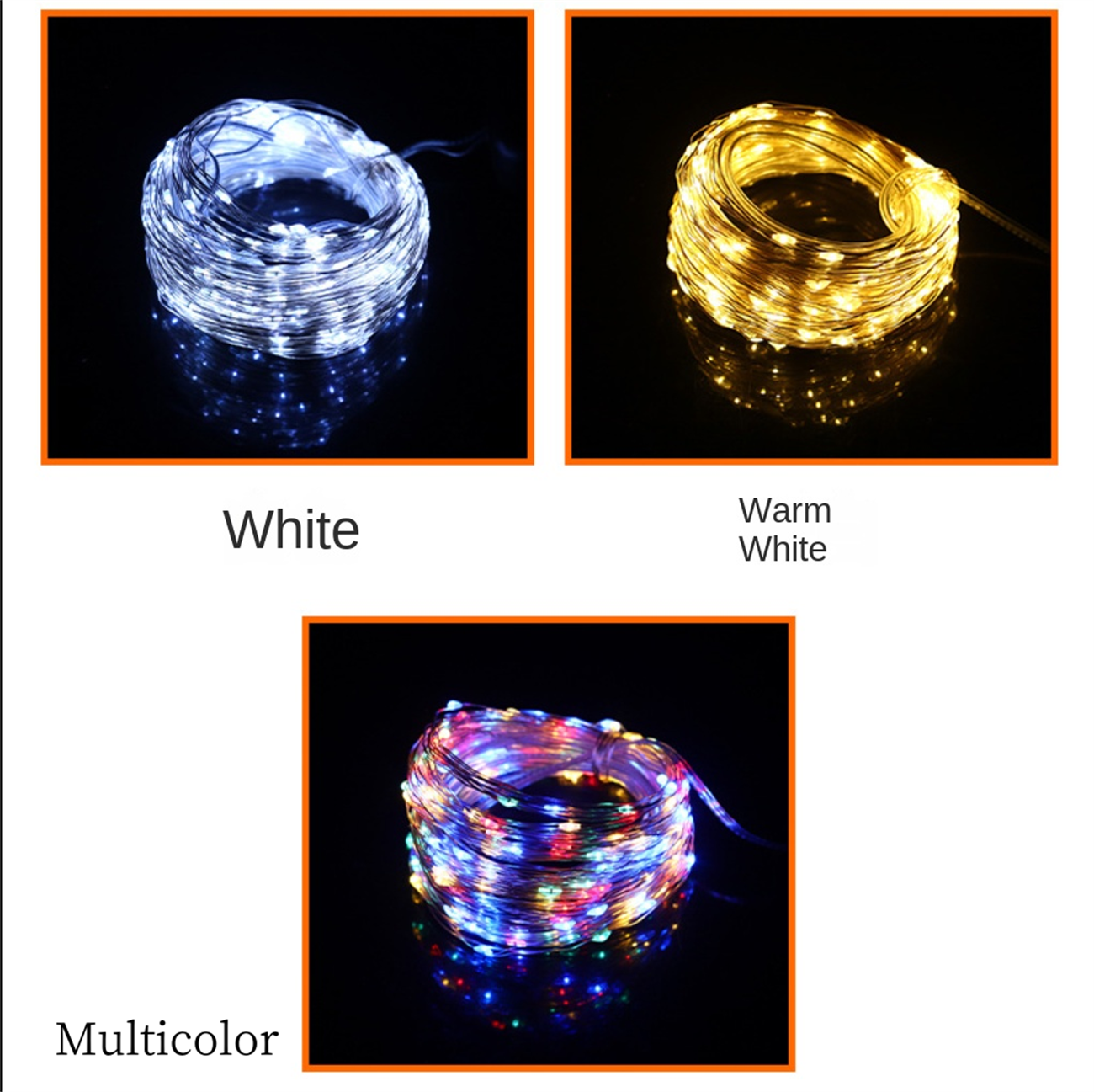 Waterproof Solar Copper Wire Lights Outdoor Decoration Lamp Holiday Decor Fairy Lights