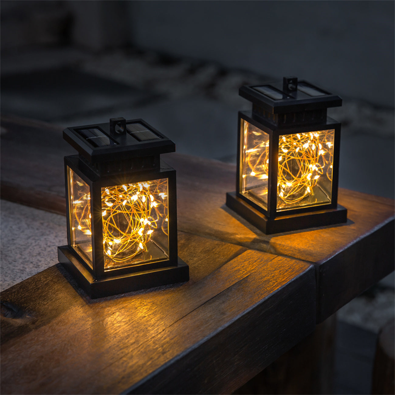 Solar Landscape Lights Garden Decorative Hanging Light Outdoor Tree LED Yard Night Lamp