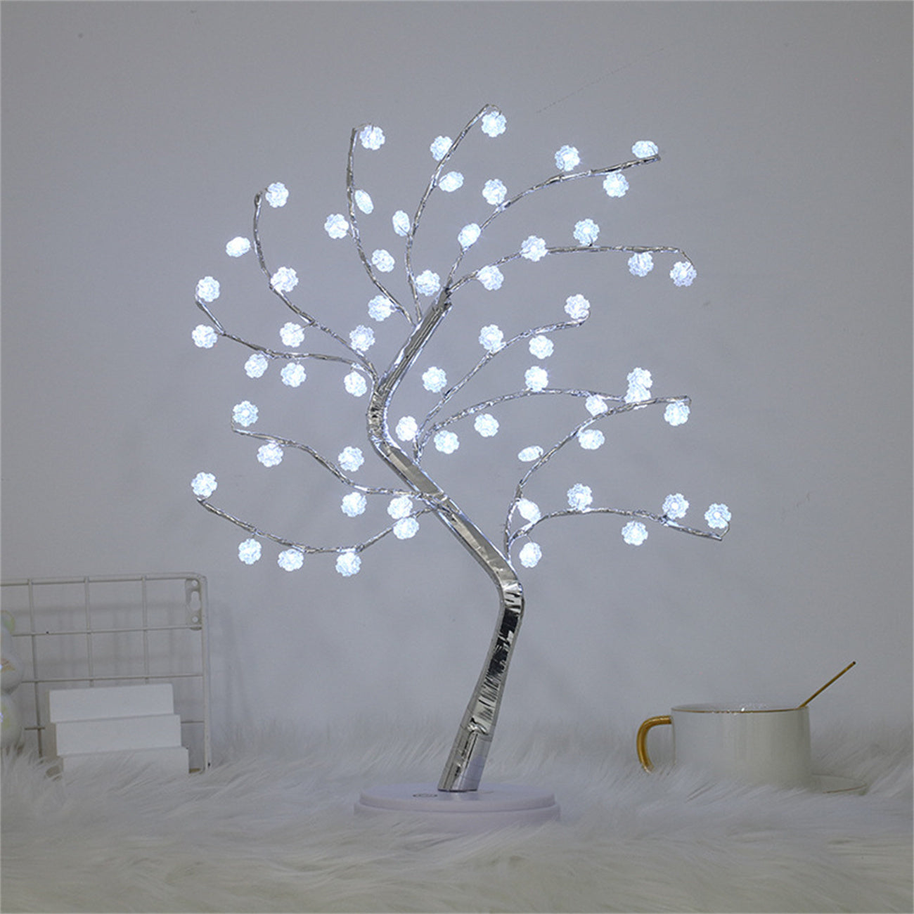 LED Tree Light Festive Indoor Atmosphere Lamp Christmas Tree Decoration Table Lamp