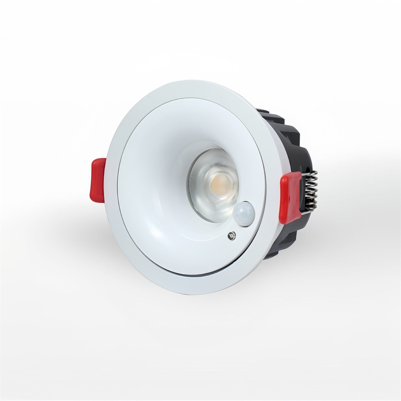 Human body sensing downlights led indoor downlights ceiling anti glare narrow frame embedded photo sensitive LED bulb for staircase corridor recessed downlights