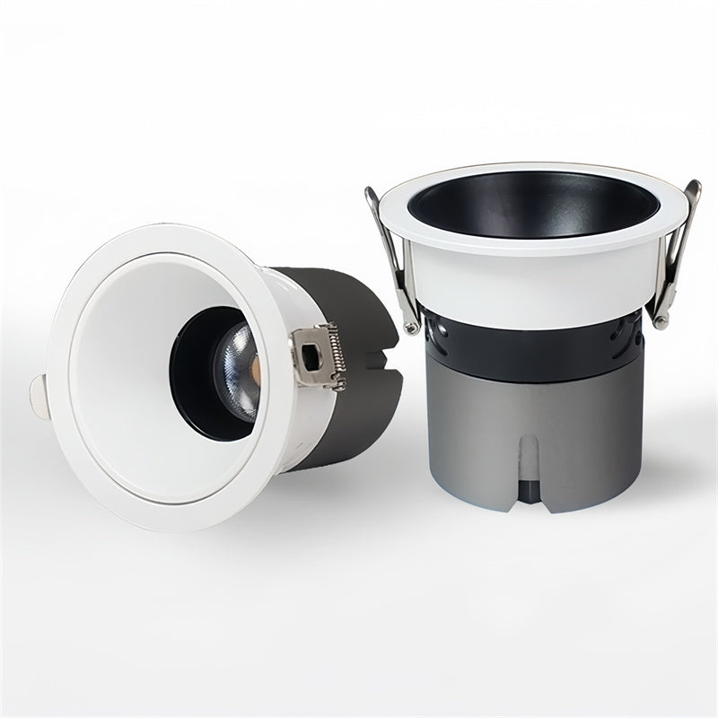 75mm Recessed LED Spotlights - CRI 98 High Color Accuracy, Anti-Glare No Stray Light, Hill-Shaped Beam for Home/Office/Studio Lighting