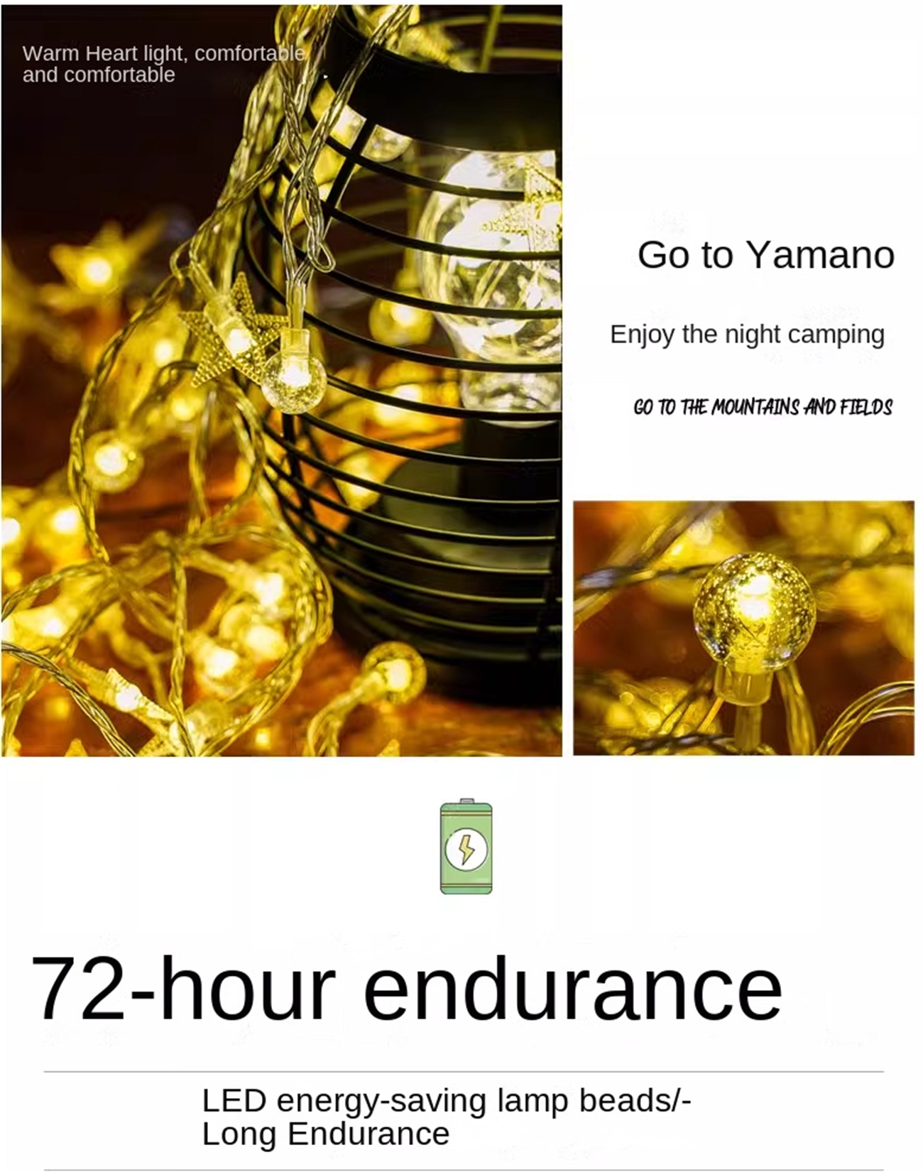 LED string lights out door frosted small white ball string light bulbs for festival party string light decoration floor lamp fairy string lights camp lights atmosphere light