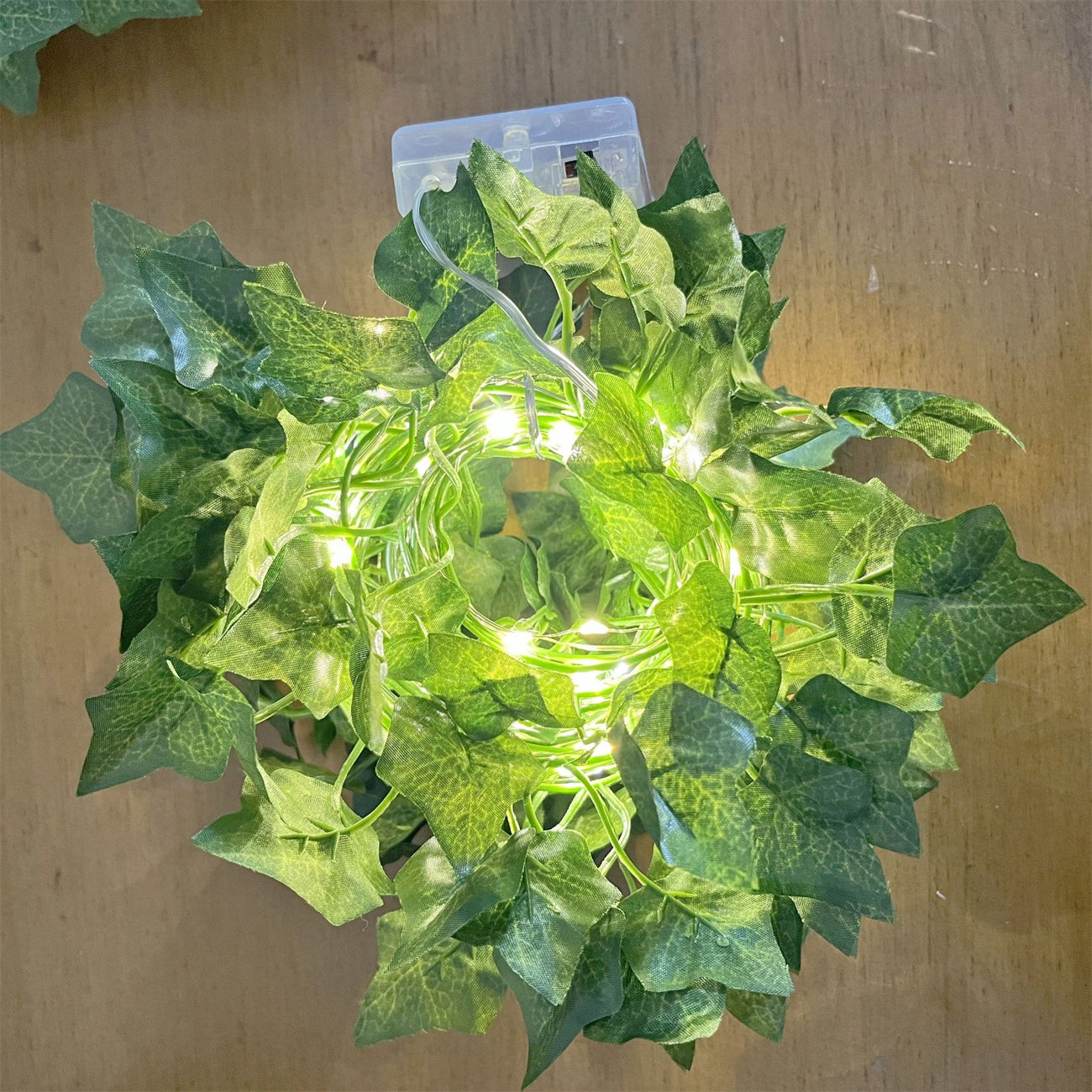 Solar light string LED vine light simulation ivy battery light string courtyard decoration color light copper wire light